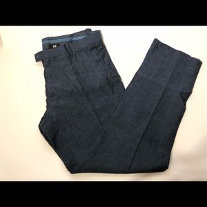 H&M Men’s Linen Sim Fit Slacks